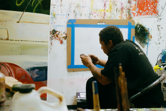 Neon Memories and Mythic Streets: Taylor Simmons Paints the Unseen Pulse of Black Identity