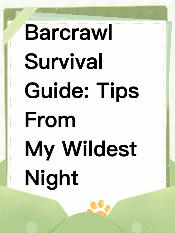 Barcrawl Survival Guide: Tips From My Wildest Night Out