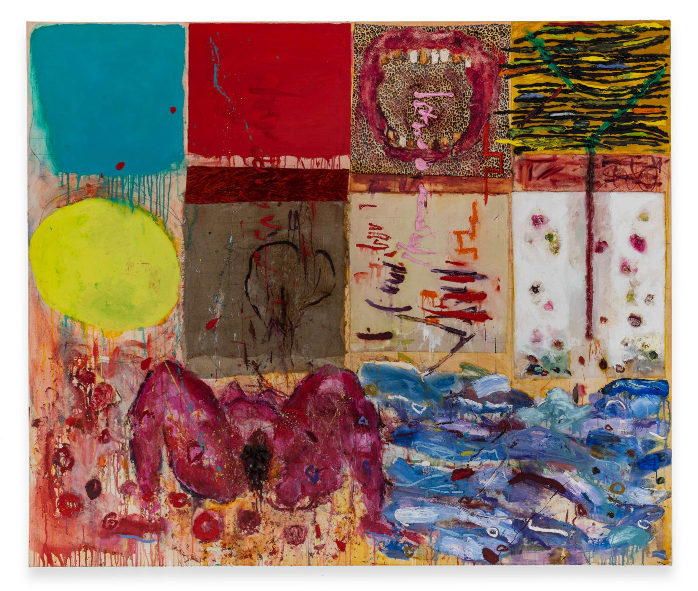 Plastic Grapes and Painted Notes: Joan Snyder’s Riot of Color and Feminism in London
