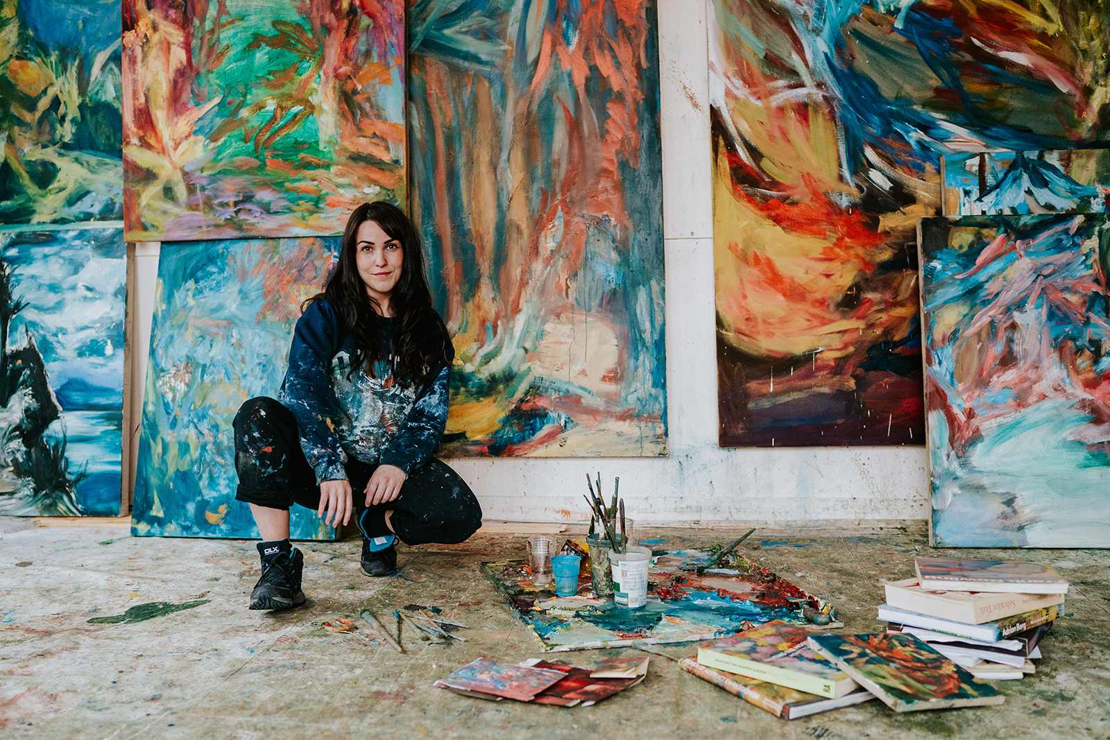 Sarah Cunningham’s Wild Forests and the Colors That Refused to Behave