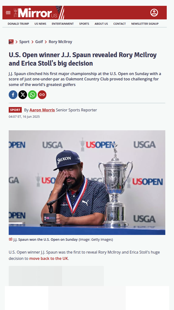 Rory’s UK Move: Big Shift After Spaun’s Win?