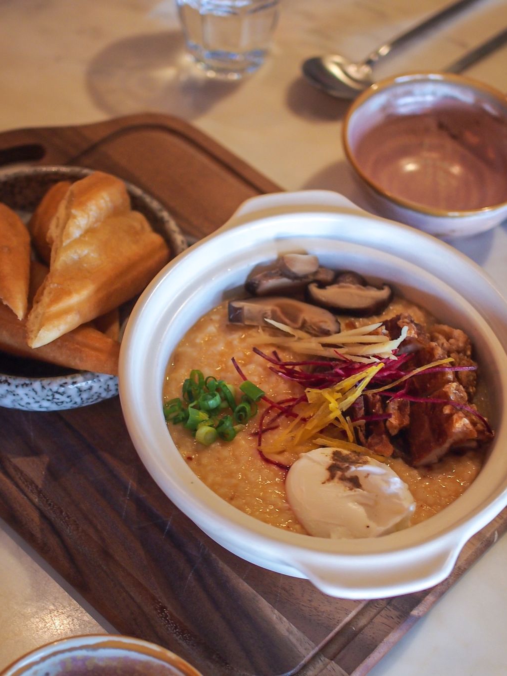 Bay Area Food | Thai Breakfast with Tom Yum Soup Congee and Youtiao
