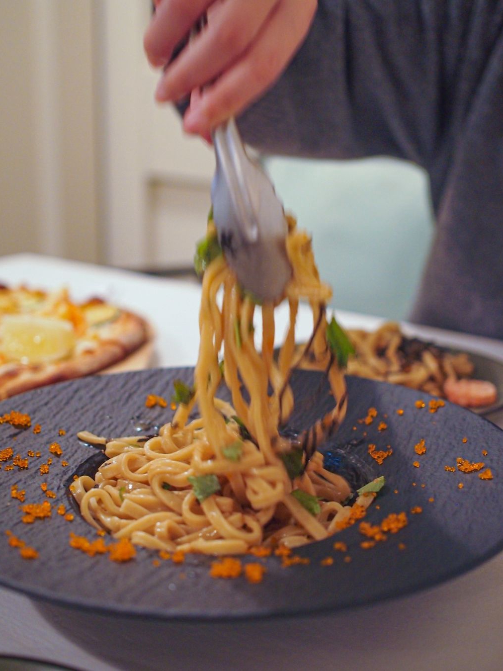 Bay Area Food | Try a plate of 🇯🇵🇮🇹 Mentaiko Pasta