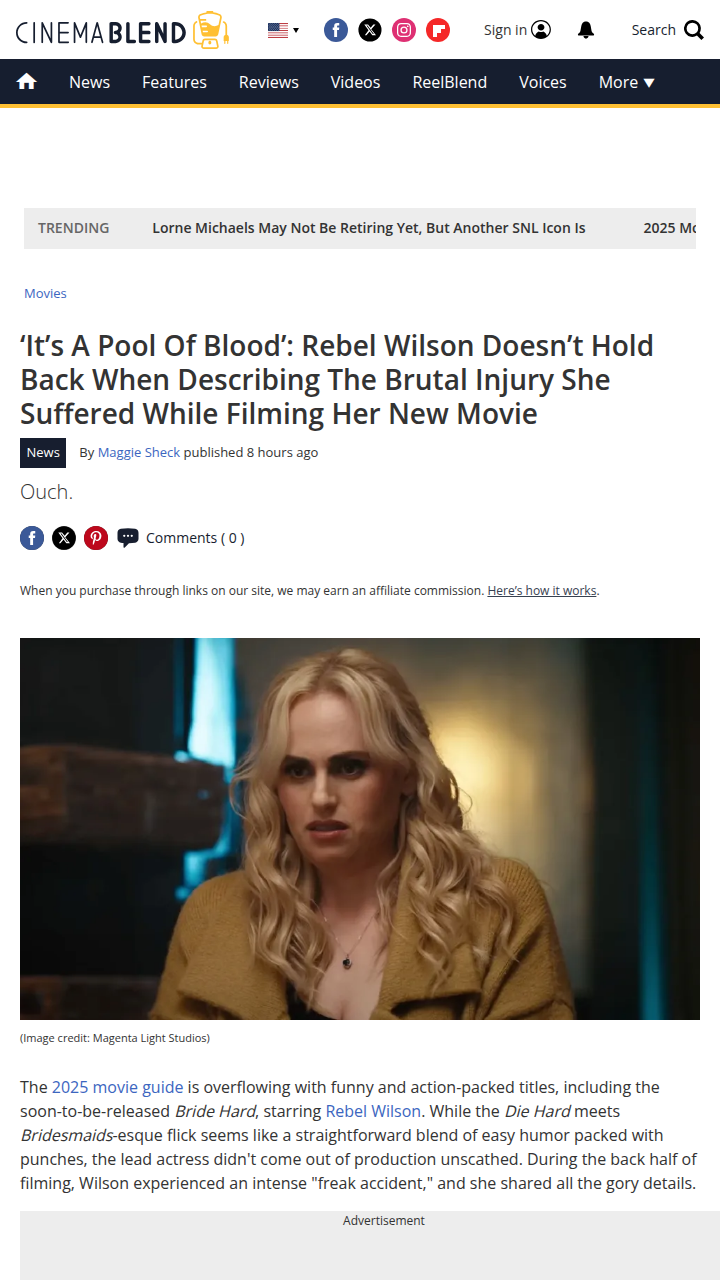 Rebel Wilson’s Wild On-Set Injury 😱
