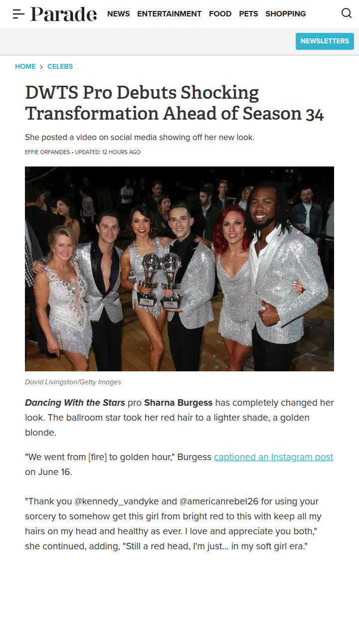 Sharna’s Blonde Bombshell Era?! 😱