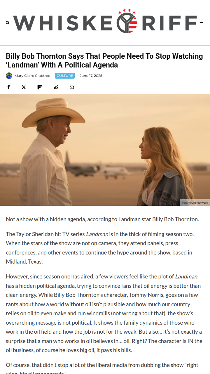 Landman Drama: Is It Really Propaganda? 🤔