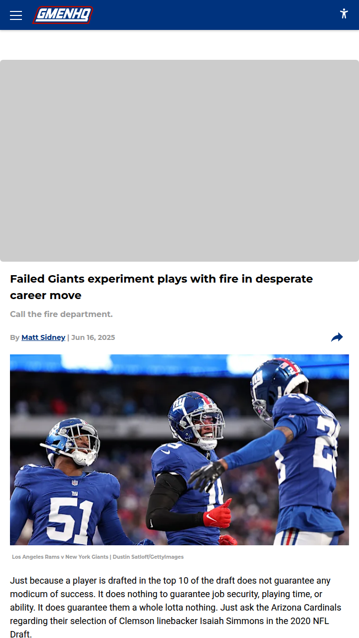 Did Big Blue Waste Isaiah Simmons’ Talent?
