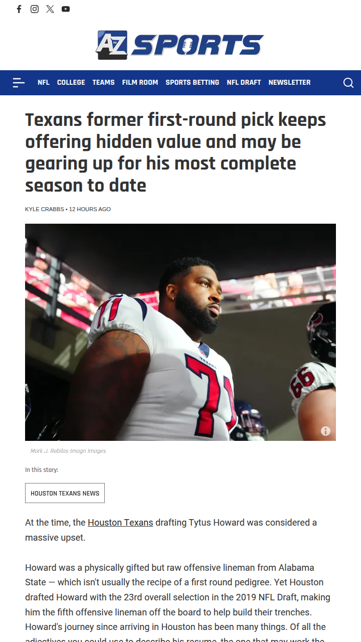 Tytus Howard: Texans’ Swiss Army Knife Ready to Shine