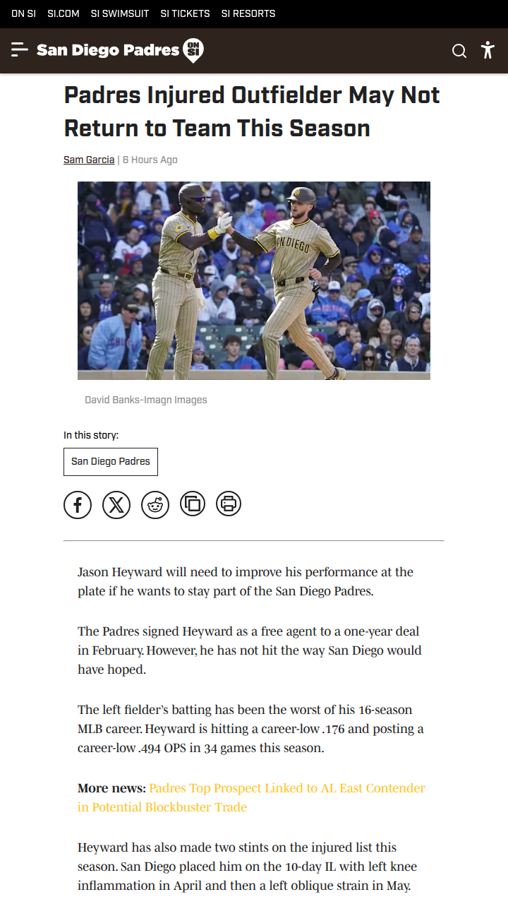 Is Heyward’s Time with the Friars Up?