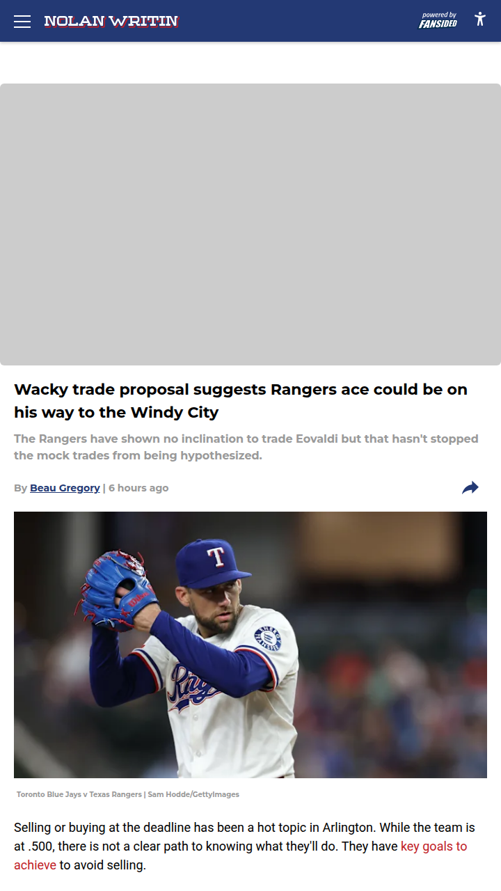 Could Eovaldi Really Be Headed to Chicago?