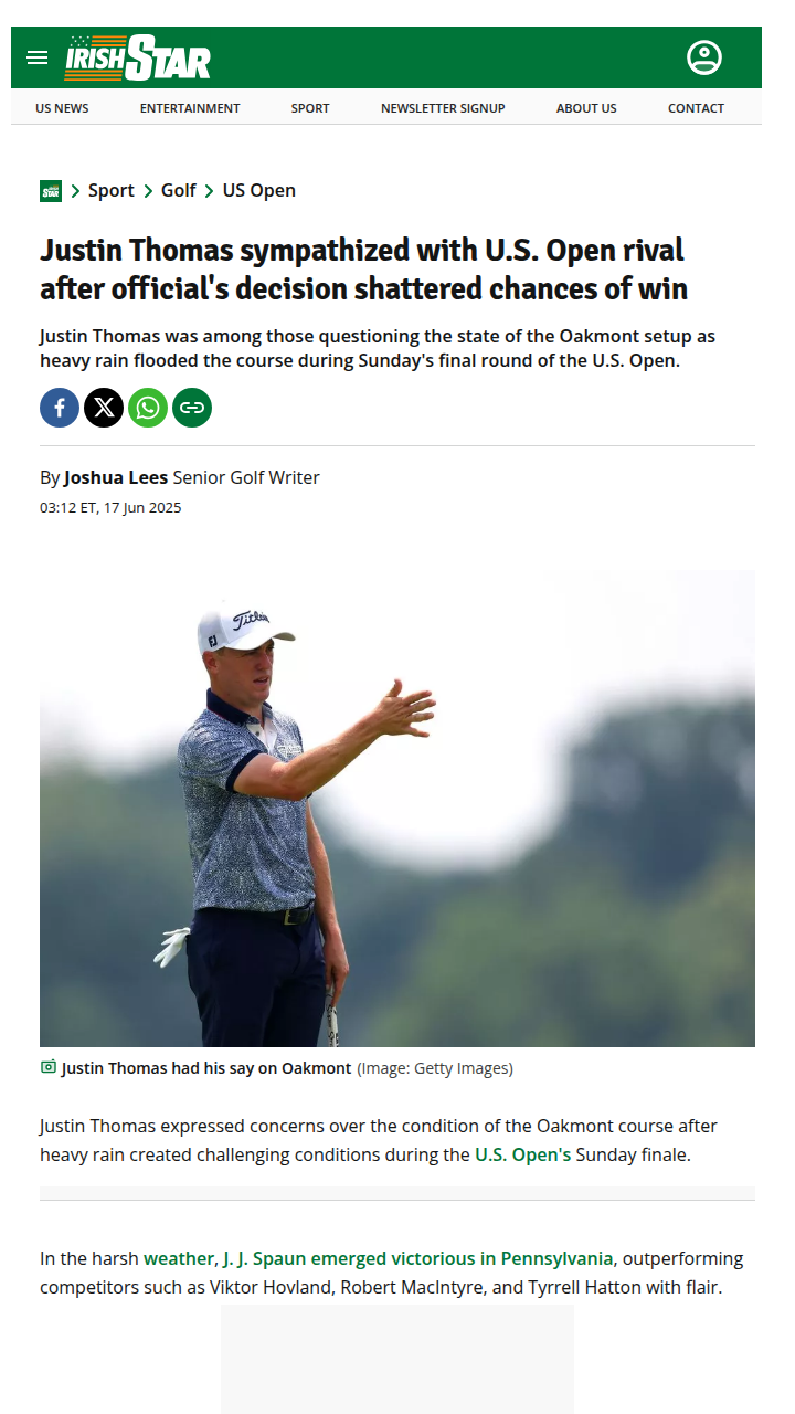 Burns Denied Relief: Did USGA Get It Wrong?