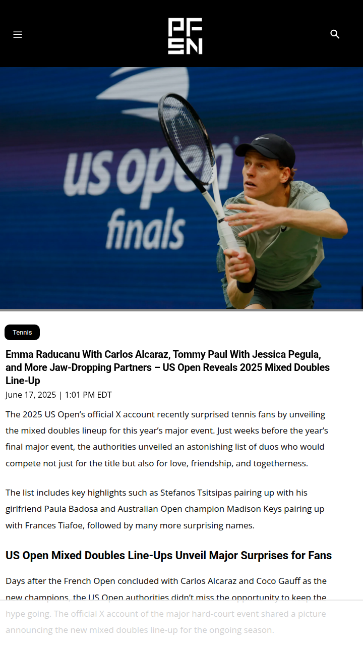 Alcaraz & Raducanu: Dream Duo at USO!
