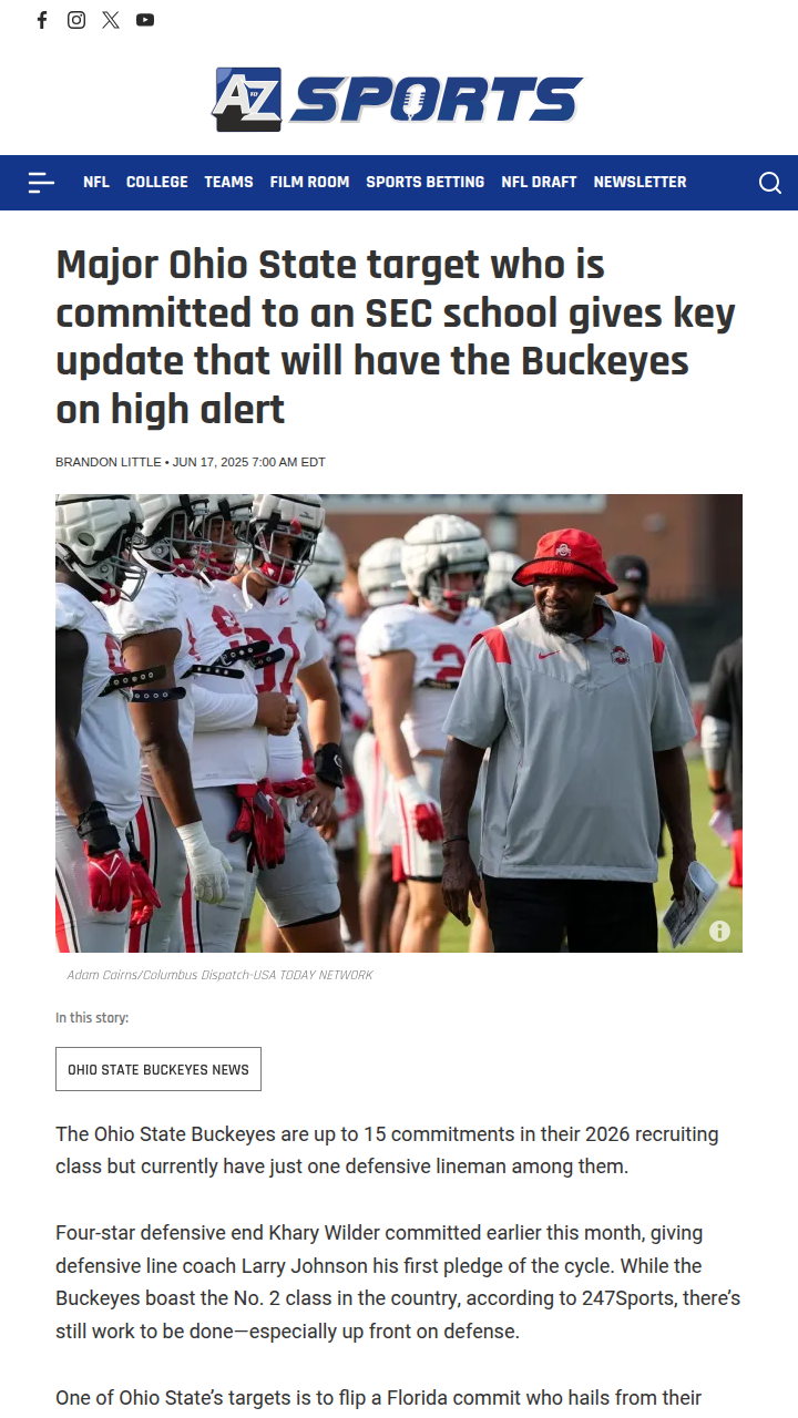 Will Glenville’s Perez Flip to the Buckeyes?
