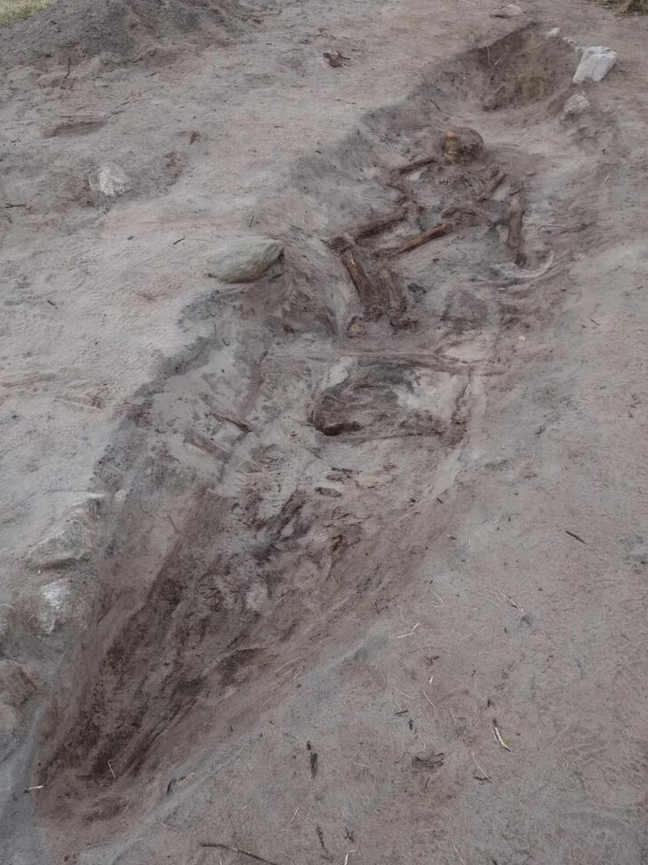 Viking Woman & Her Dog Found in Boat Grave