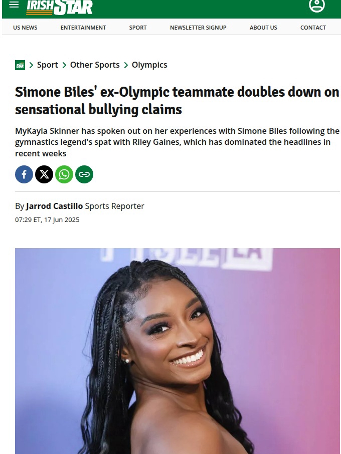Skinner vs. Biles: Team USA Tensions Flare