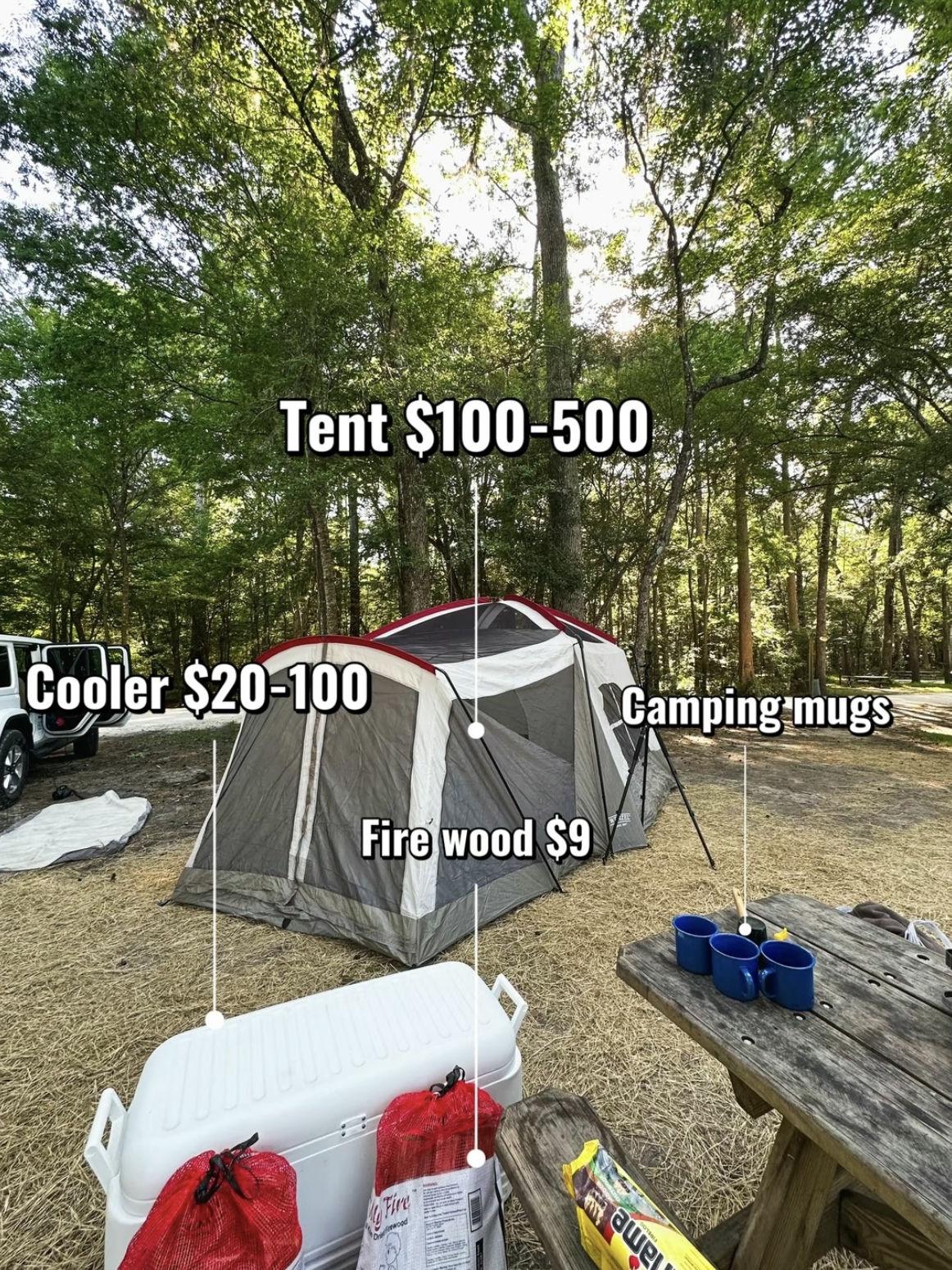 Camping 101: What To Pack and Prices
