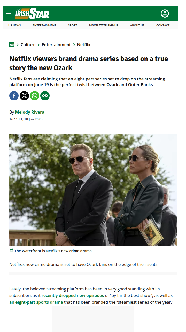 Is The Waterfront Netflix’s Next Ozark? 👀