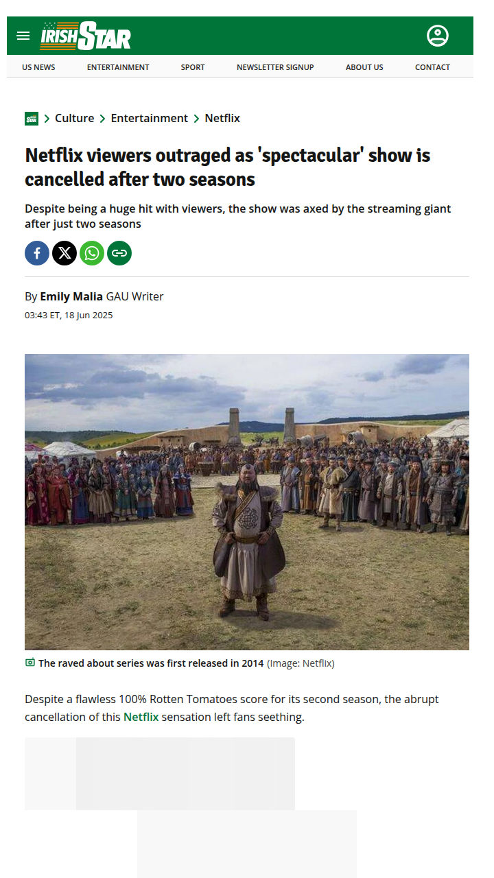 Marco Polo Cancelled?! Fans Demand Answers 😡
