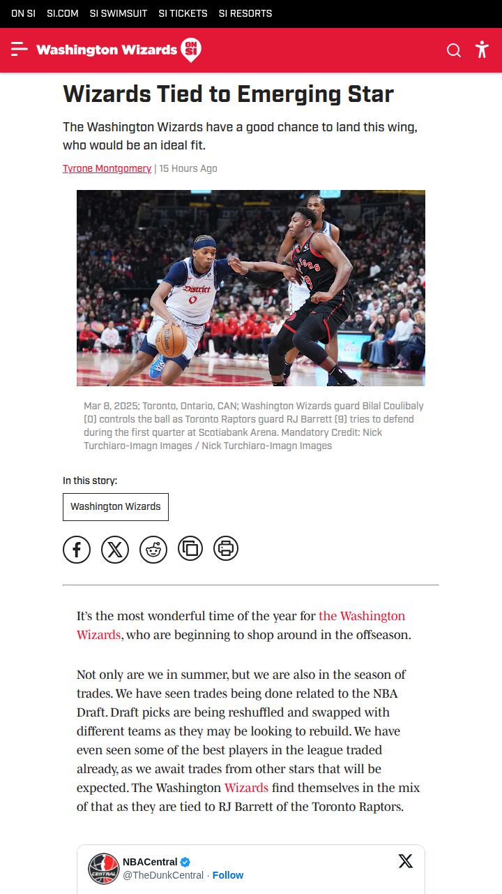 Could RJ Barrett Be DC’s Next Big Thing?