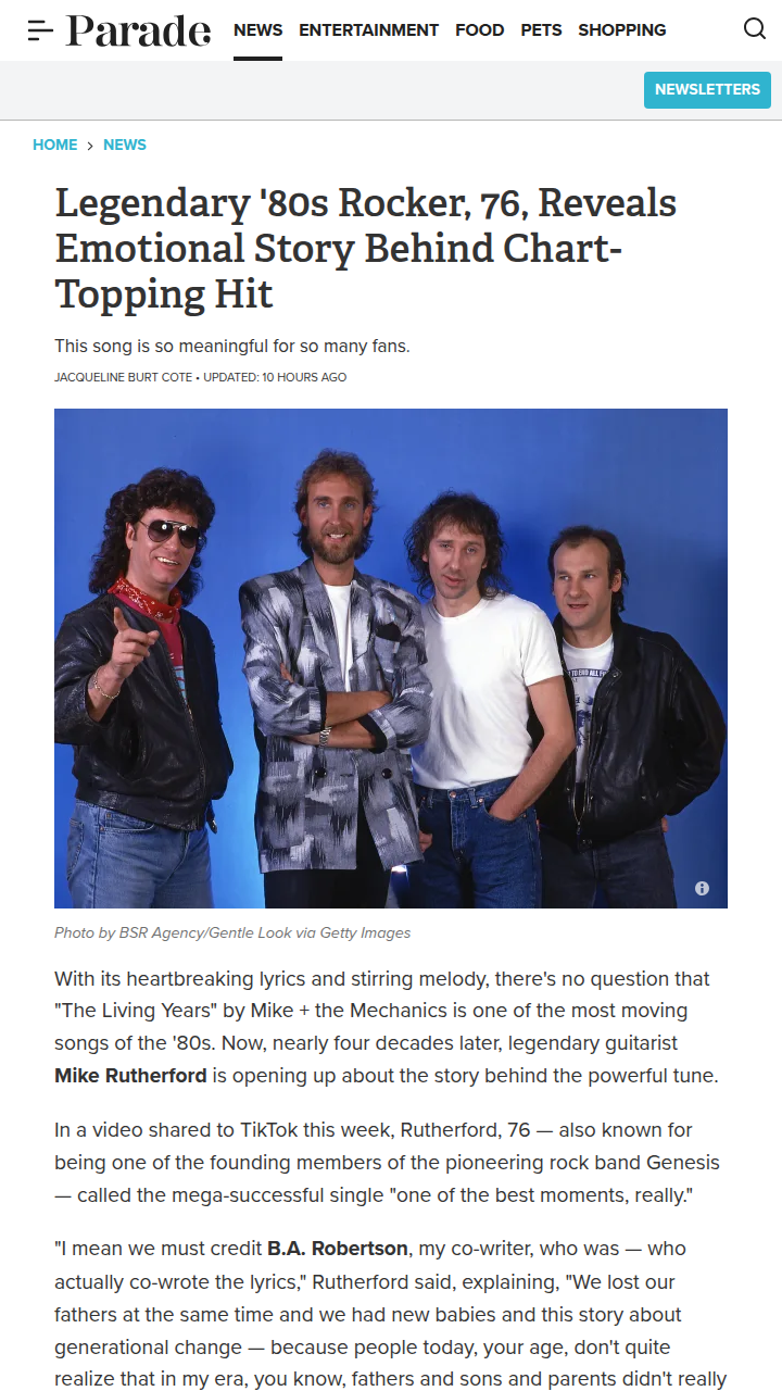 Mike Rutherford Gets Real About Iconic Song 🎸