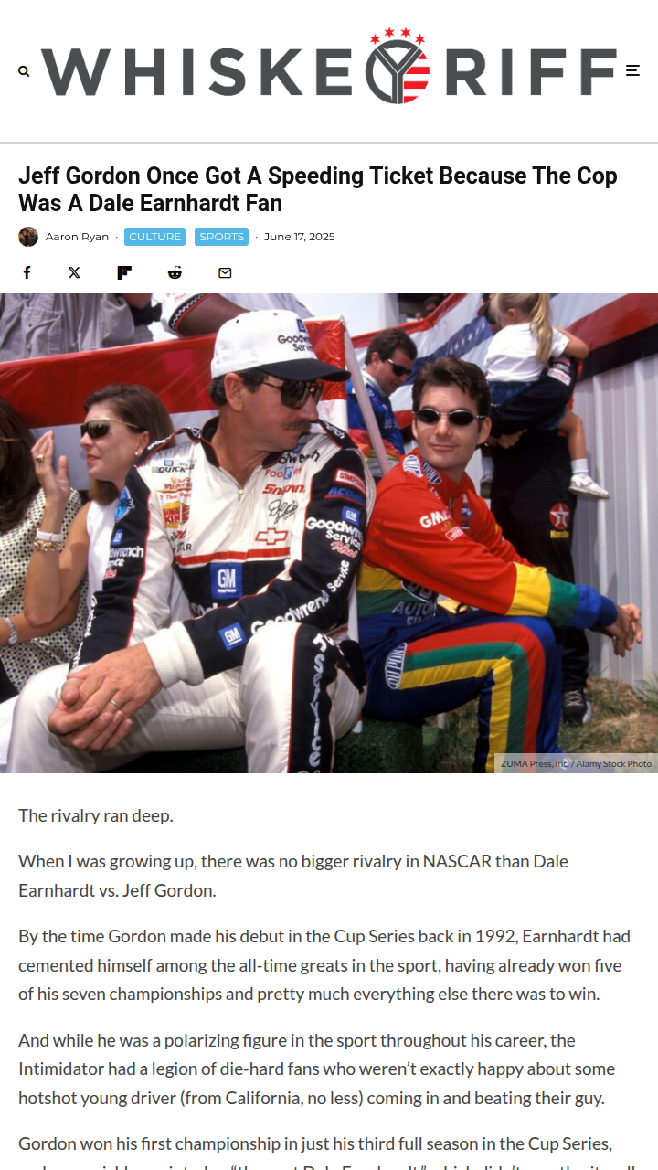 Wonder Boy vs. The Intimidator: Even Off Track!