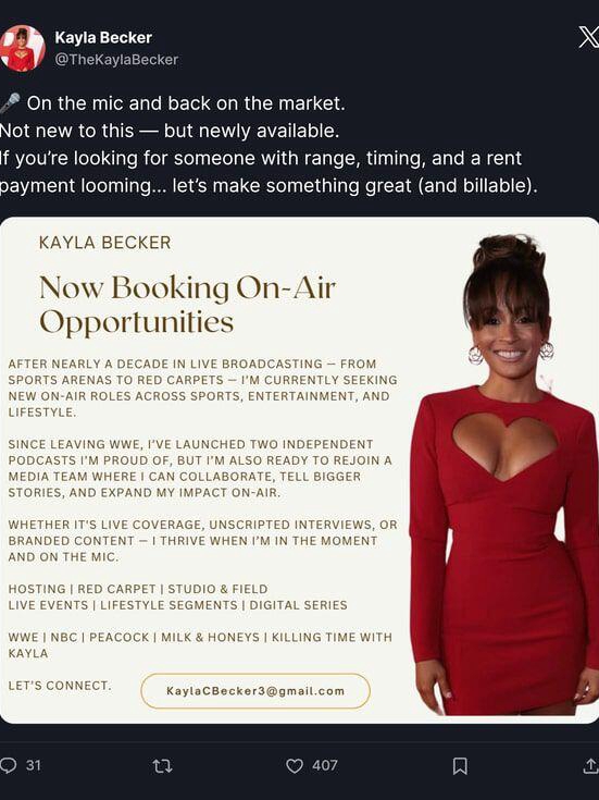 Kayla Braxton Teases Next Move After WWE Exit