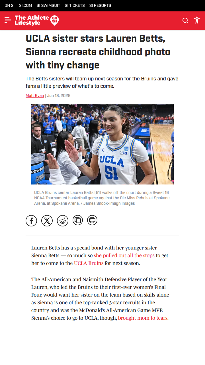 Bruin Sisters Recreate Iconic Photo