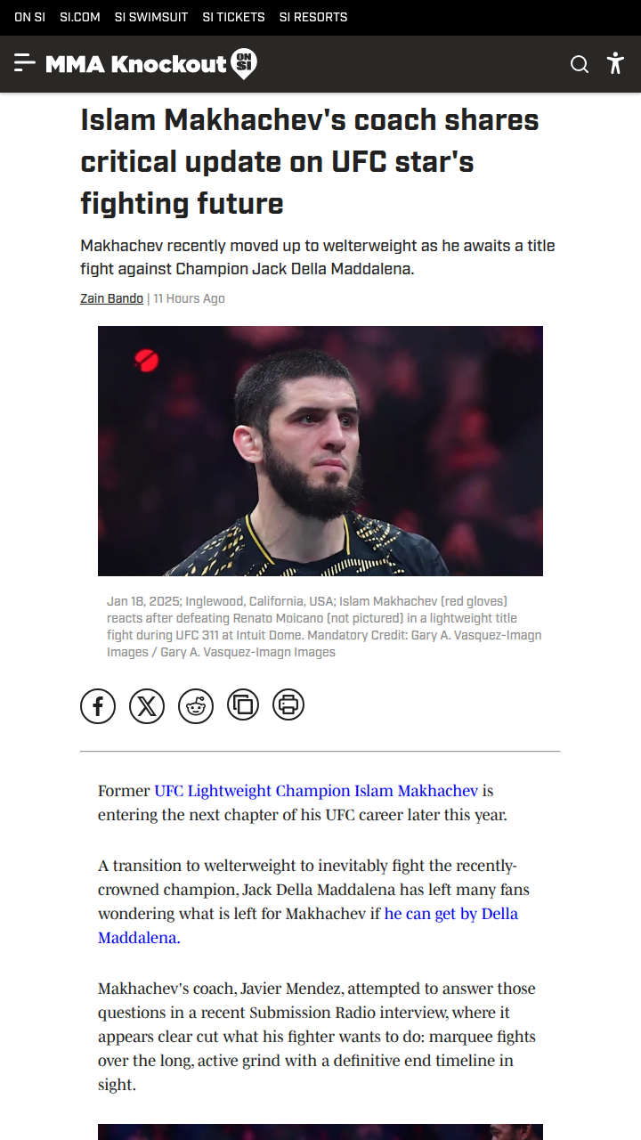 Makhachev’s Next Move: Welterweight Legacy?
