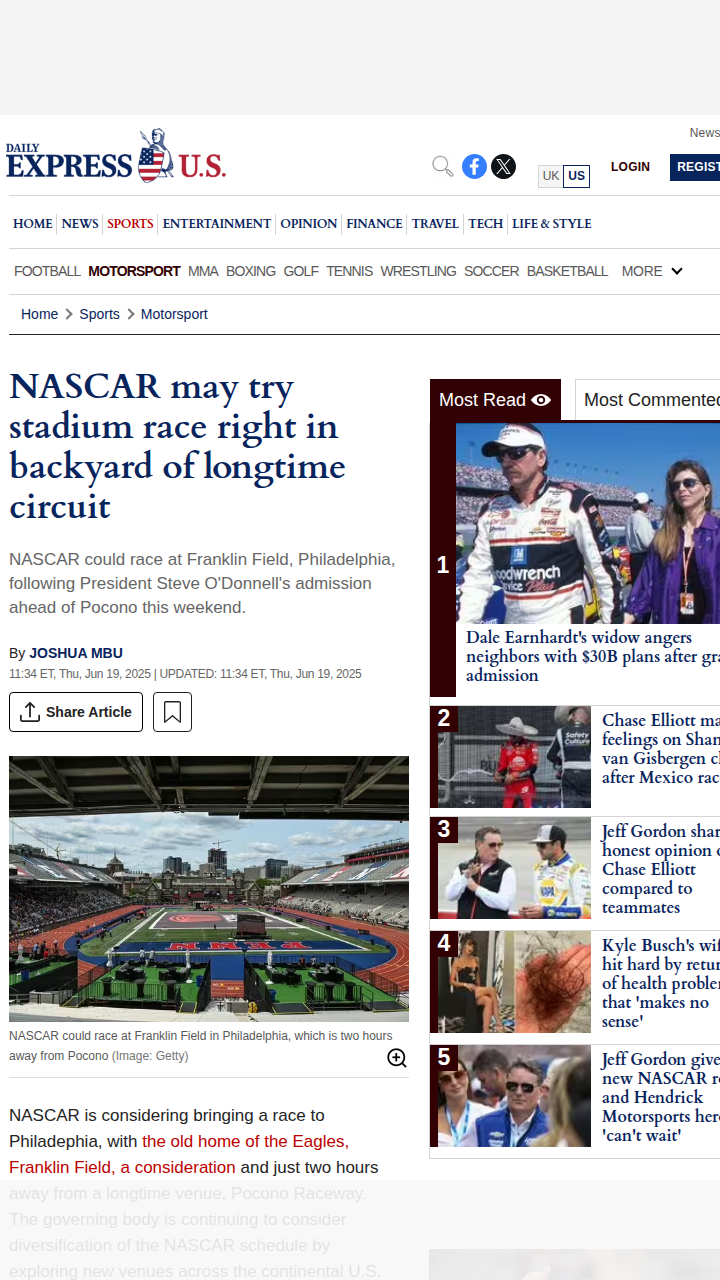 Could NASCAR Really Race at Franklin Field?