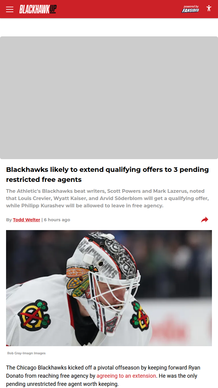 Hawks Set to Keep Crevier, Kaiser & Soderblom
