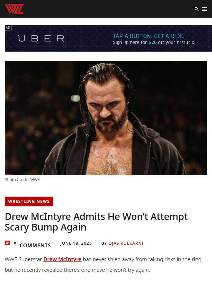 Drew’s “One-and-Done” Hell in a Cell Bump