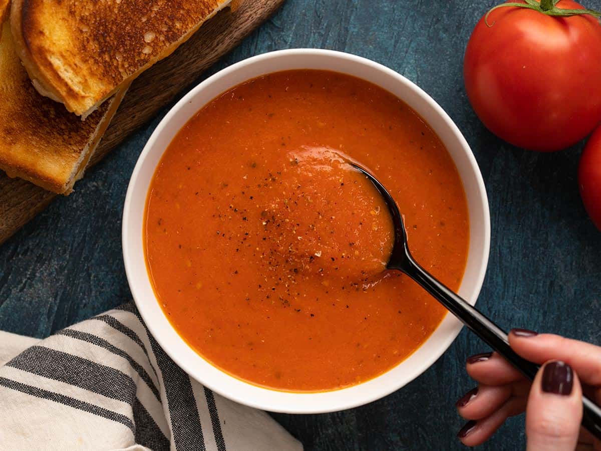 Roasted Tomato Soup in Just Over an Hour