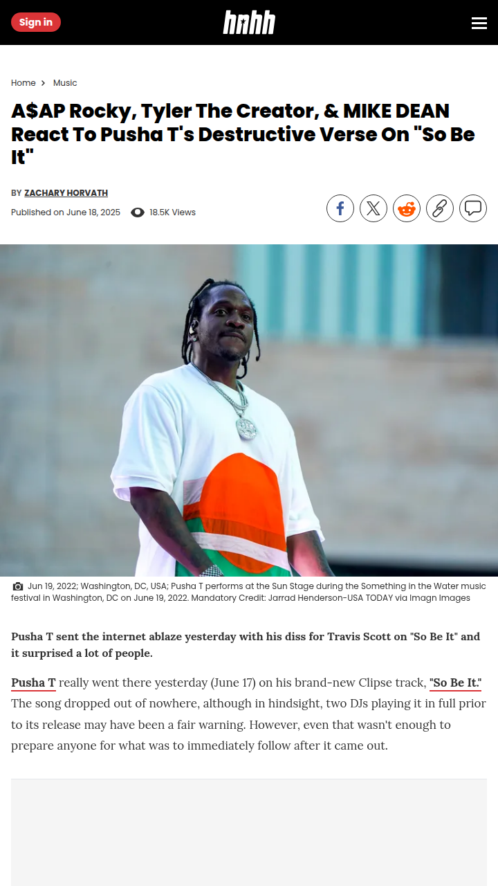 Tyler & Rocky Back Push’s Travis Scott Diss 👀