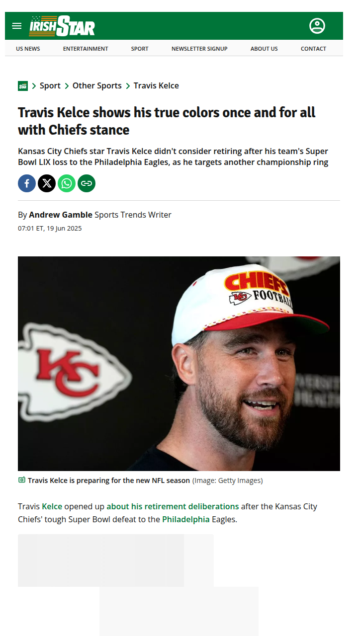 Kelce’s Fire Still Burns After Eagles Rout