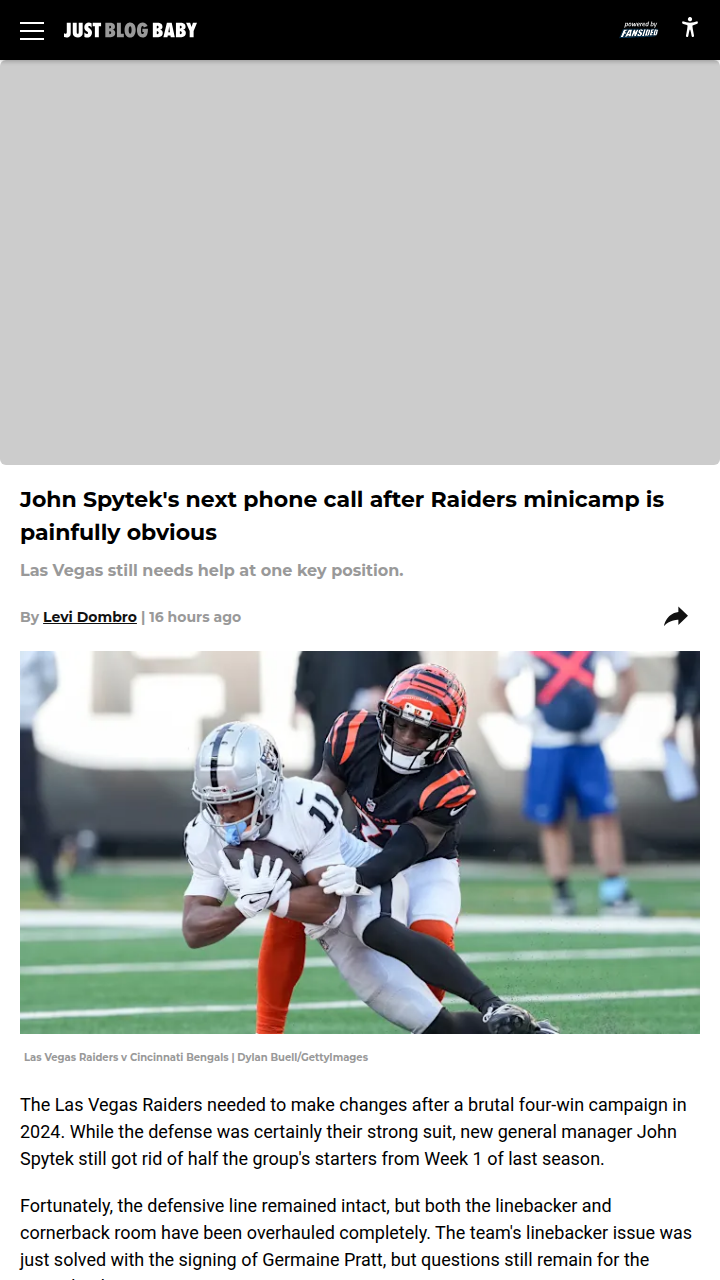 Should the Raiders Call Mike Hilton Now?