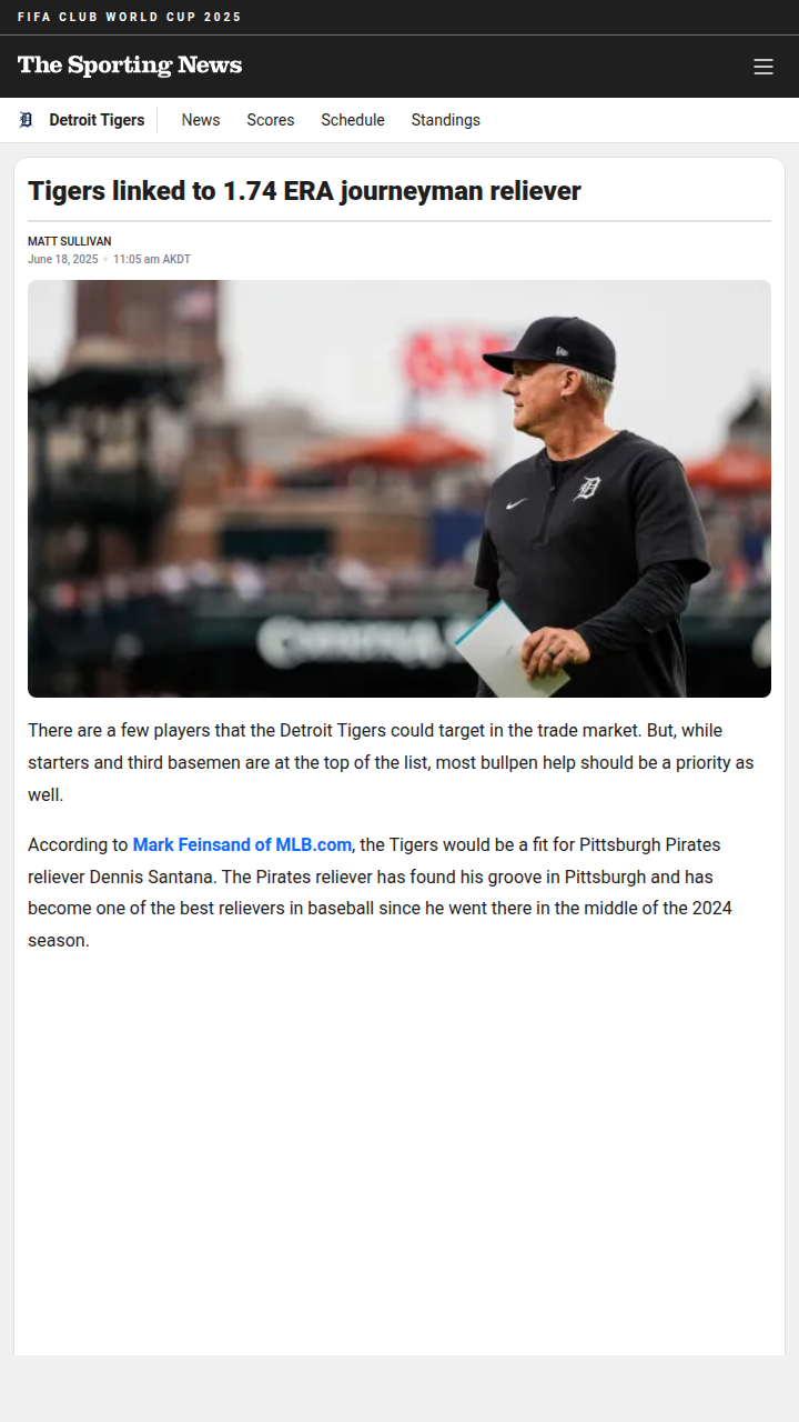 Should the Tigers Go All-In on Santana?