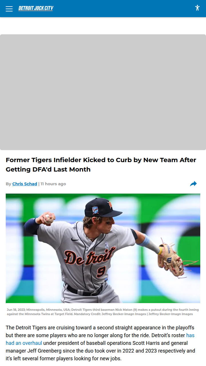 Nick Maton’s Rough Ride Continues