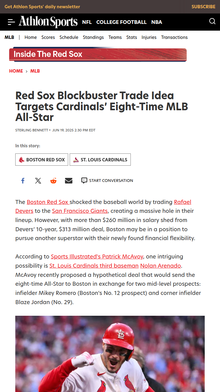 Could Arenado Fill Devers’ Shoes in Boston?