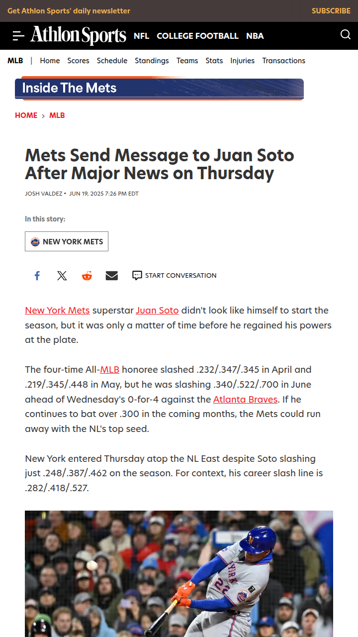 Soto Joins Legends with 1,000th Hit!