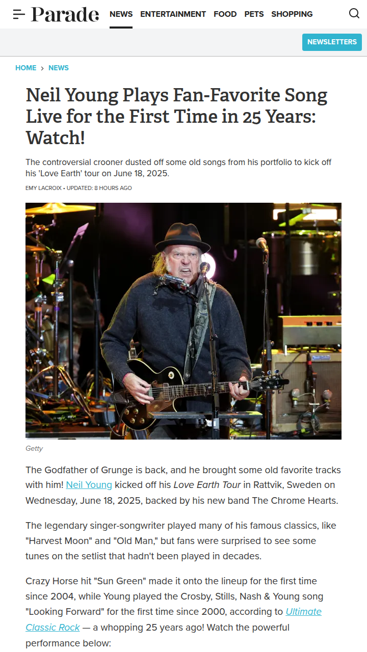 Neil Young Digs Up CSNY Drama Again! 🎸