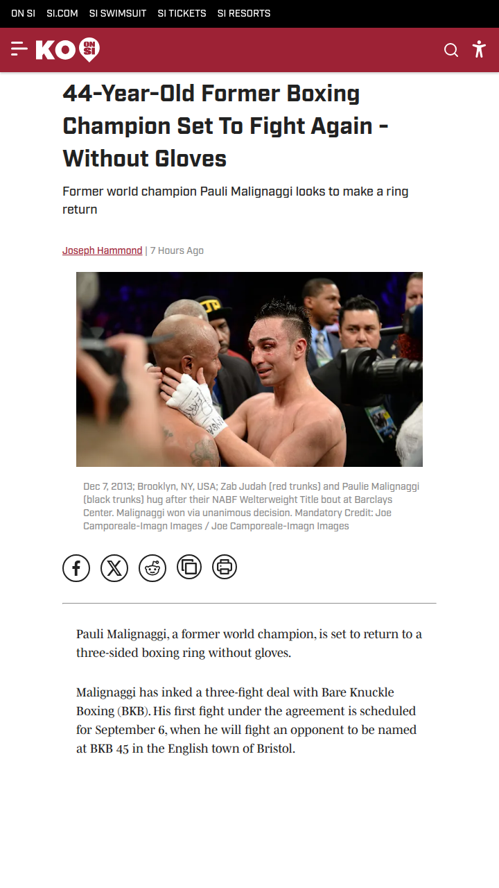 Magic Man Returns: Bare-Knuckle Comeback!