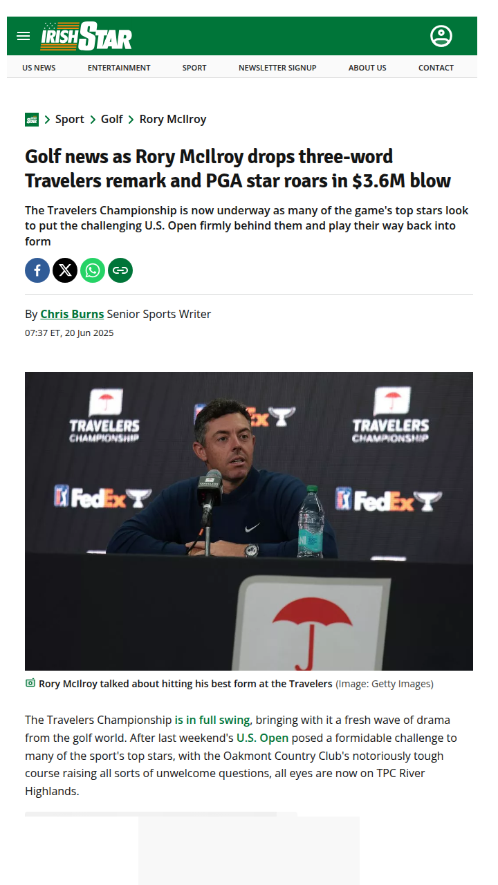 Spieth’s Painful Exit Shakes Up Travelers