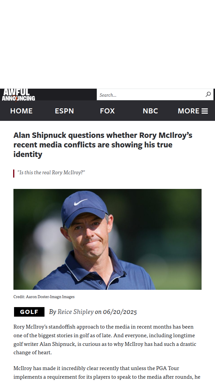 Is This the Real Rors? Media Freeze Deepens