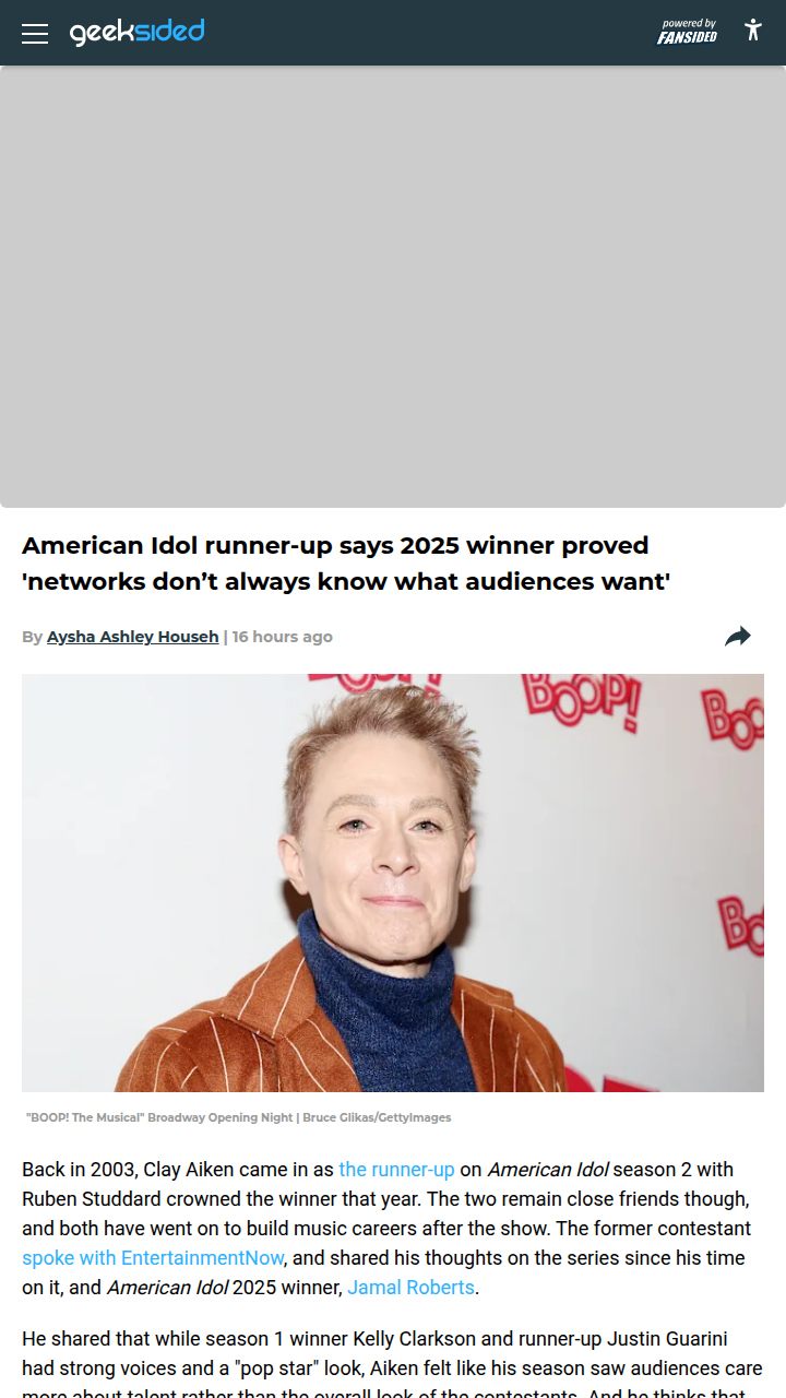 Clay Aiken Spills on Idol’s Real Winners 👀