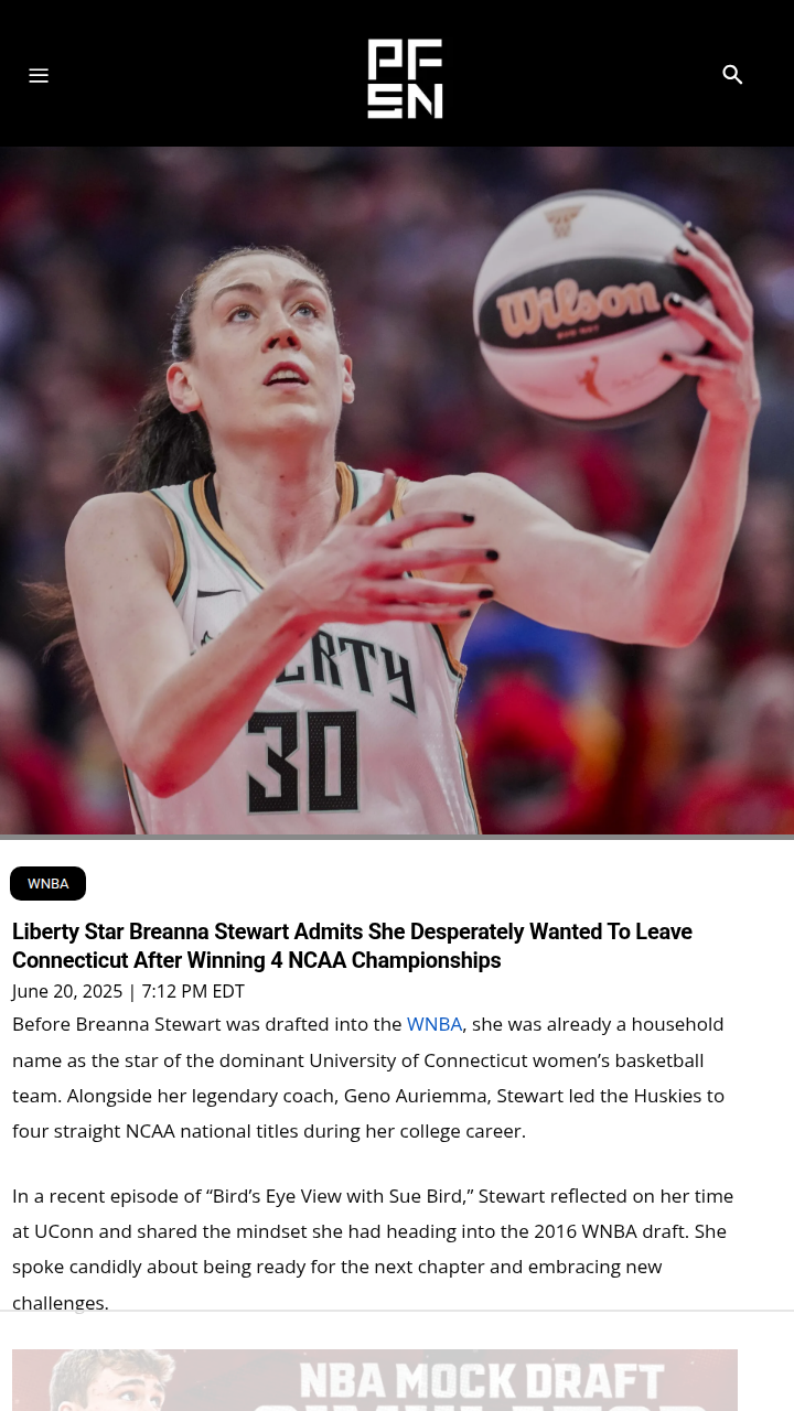 Stewie’s Bold Exit: Why She Had to Leave UConn