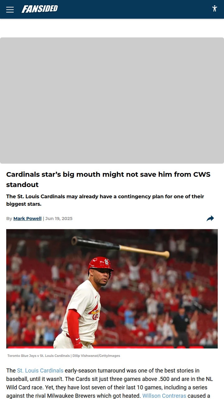Is Willson Contreras Still the Cards’ Future?