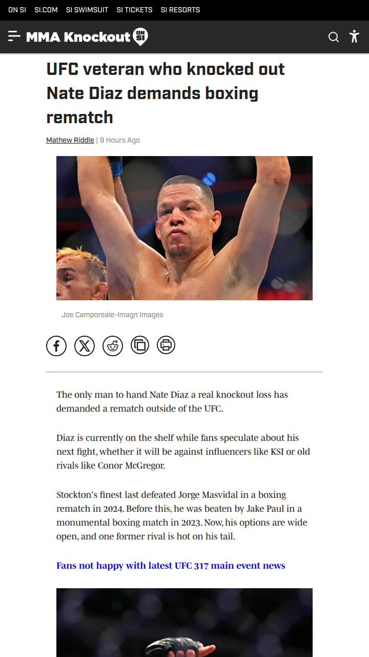 Josh 'The Punk' Thomson Calls Out Diaz