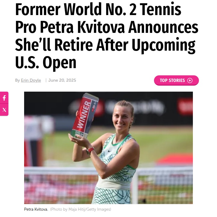 Kvitova’s Last Dance: Farewell at US Open