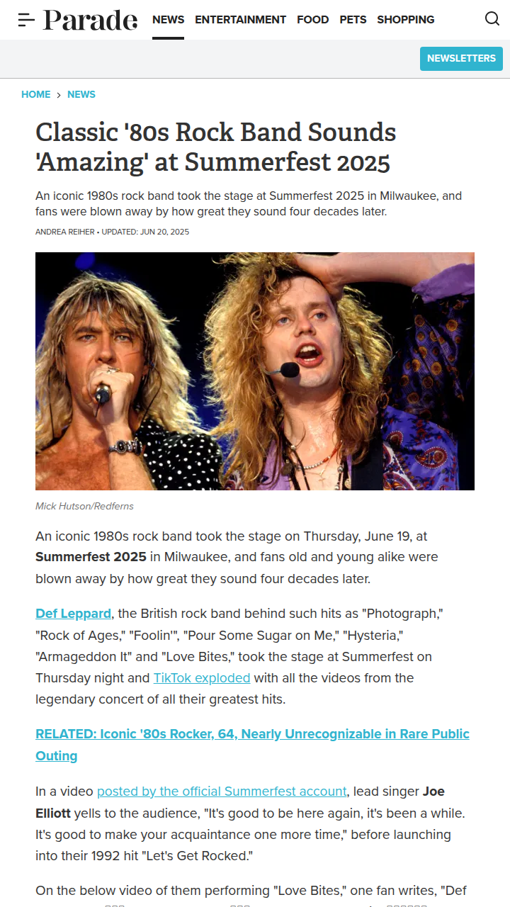 Def Leppard Still Rocks Hard! 🤘
