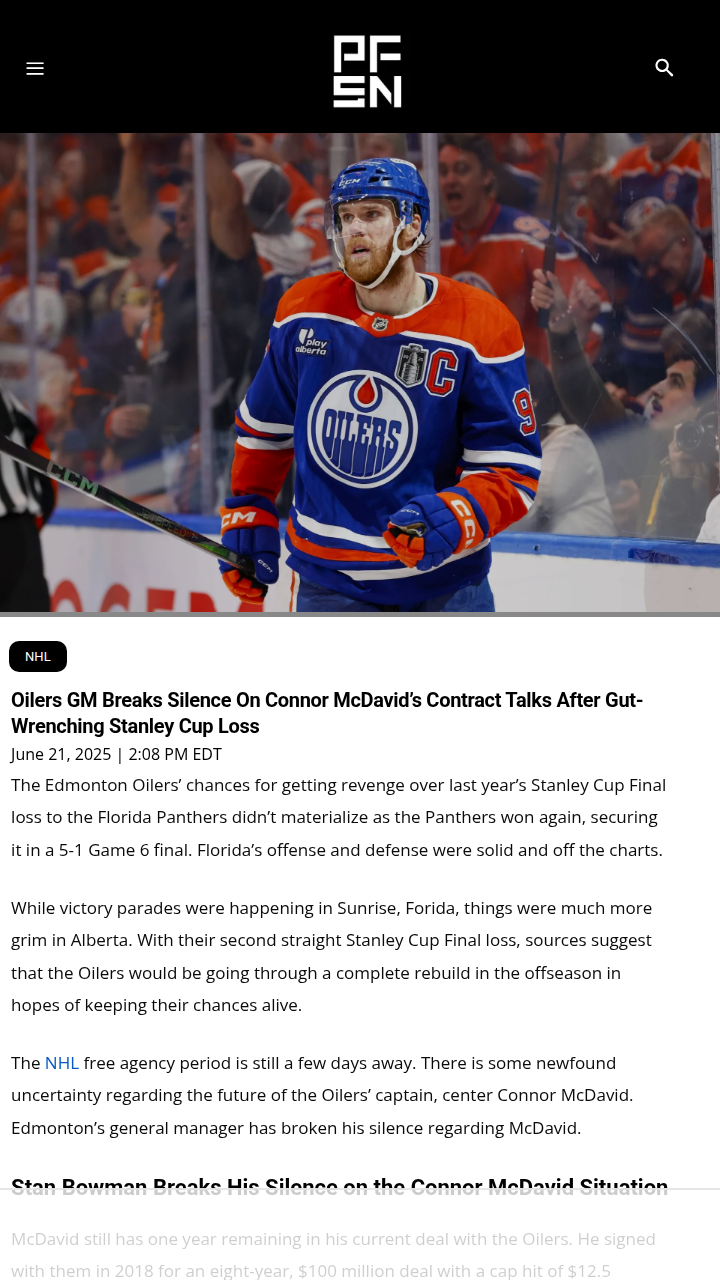 McDavid’s Future: Oilers Fans on Edge